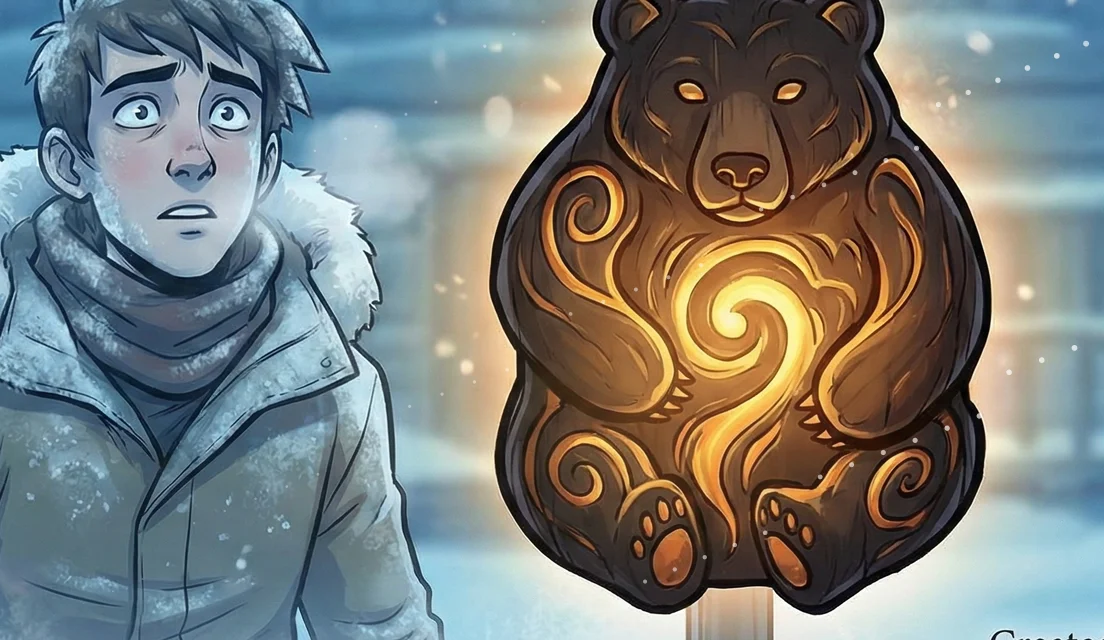 The Winter Spirit: animated artwork with drifting light and atmosphere